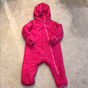 2T girls snow one piece snow suit